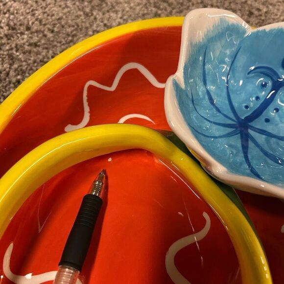 Dennis East Flip Flop Chip & Dip Serving Board Tray - Picture 4 of 7